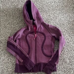 lululemon athletica Purple Striped Hoodie